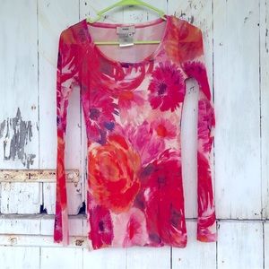 FUZZI BY JEAN PAUL GAULTIER MESH TOP. ICONIC 90s style.